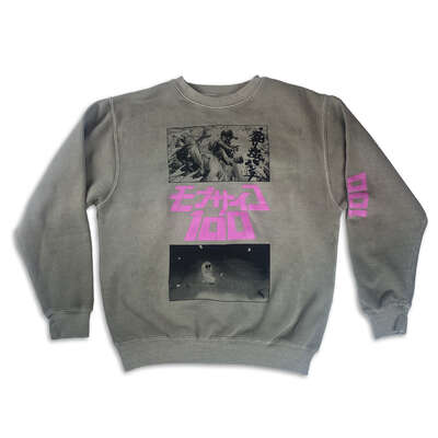 Mob Psycho - Manga Panels Crew Sweatshirt - Crunchyroll Exclusive